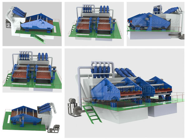 尾礦干排篩3D模型圖